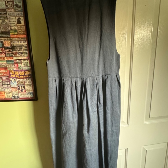 Adorable vintage sailor denim jumper dress - Picture 5 of 5